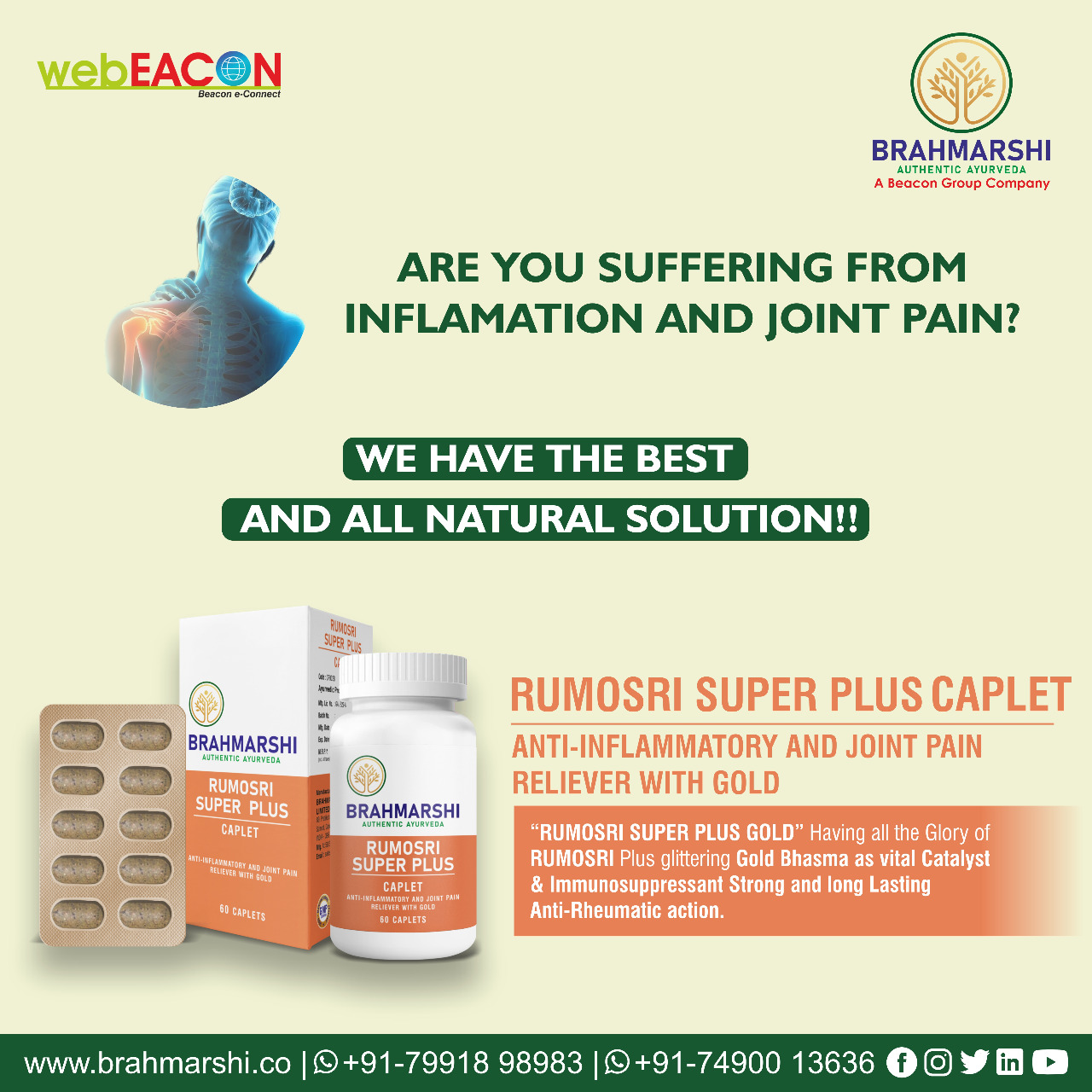 ✨RUMOSRI- Anti inflammatory and joint pain reliever!✨